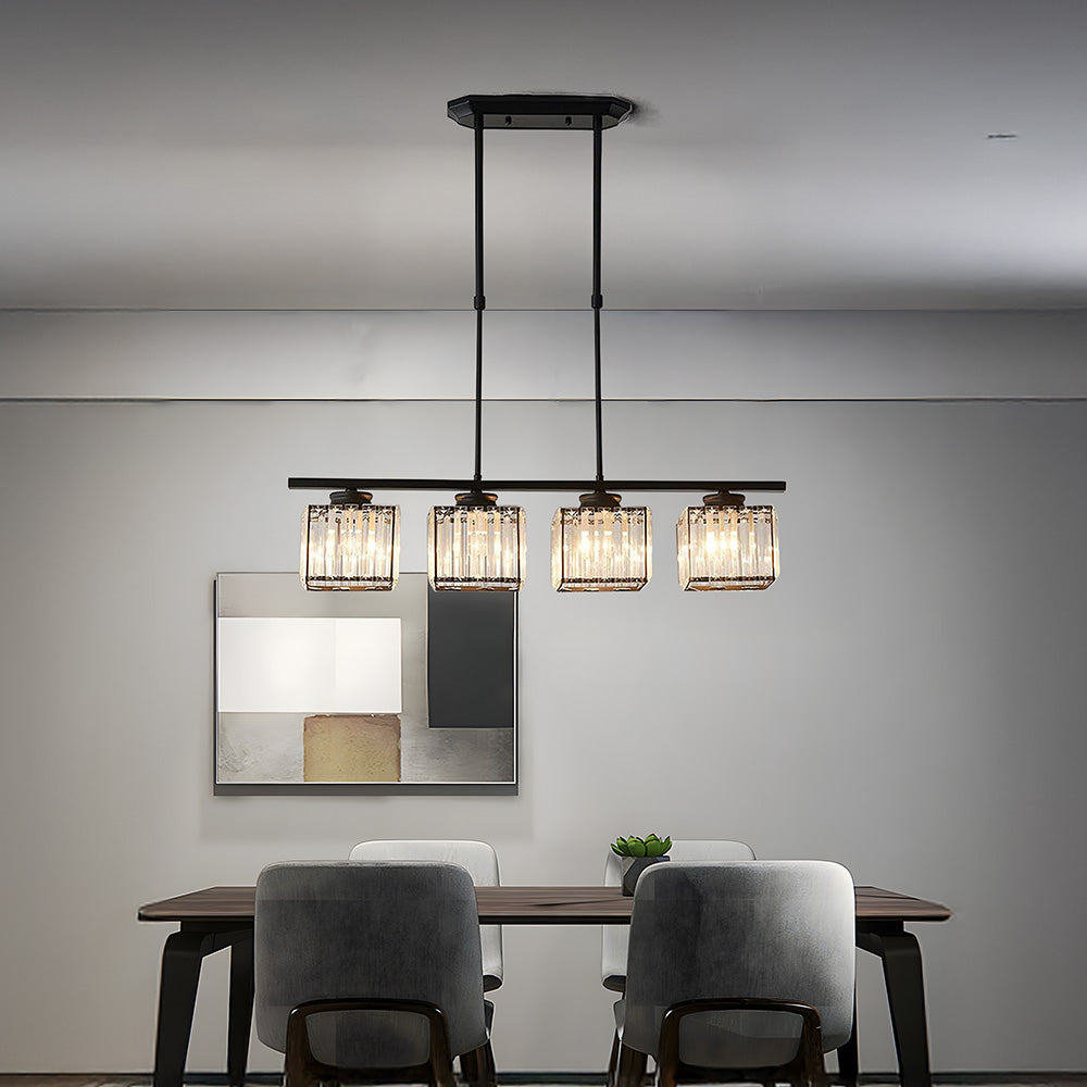 Artesso Hanglamp – Art Deco Design met Glazen Kappen & Verstelbare Hoogte