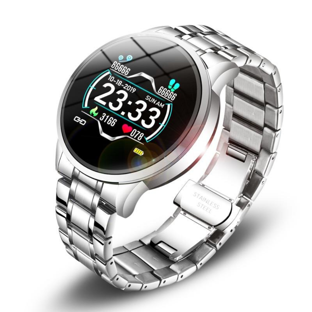 Chroniq Classic Smartwatch – Tijdloos Design met Slimme Gezondheidsfuncties