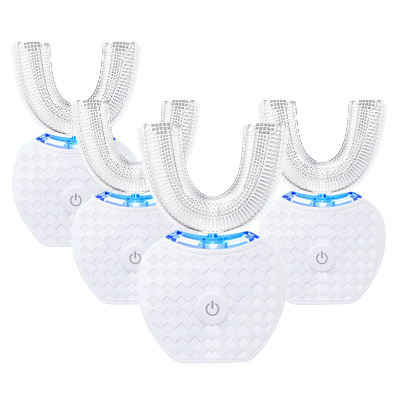 Lustra U-Vormige Elektrische Tandenborstel – Ultrasoon, Handsfree & Grondige Reiniging in 30 Sec