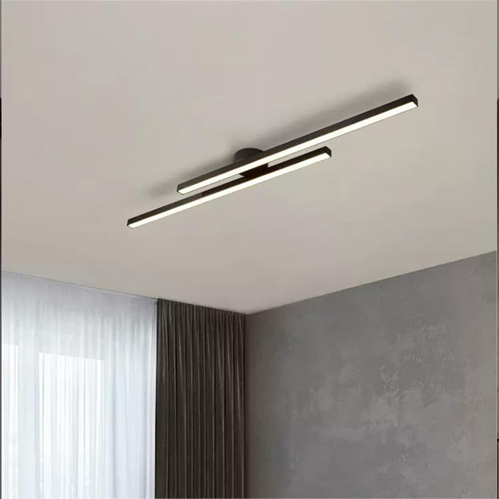 Norvion Plafondlamp – Langwerpige LED plafondlamp van aluminium met strak minimalistisch design