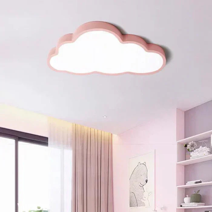 CloudLight LED-Plafondlamp – Wolkvormige kinderlampe met warm wit licht & energiezuinige LED