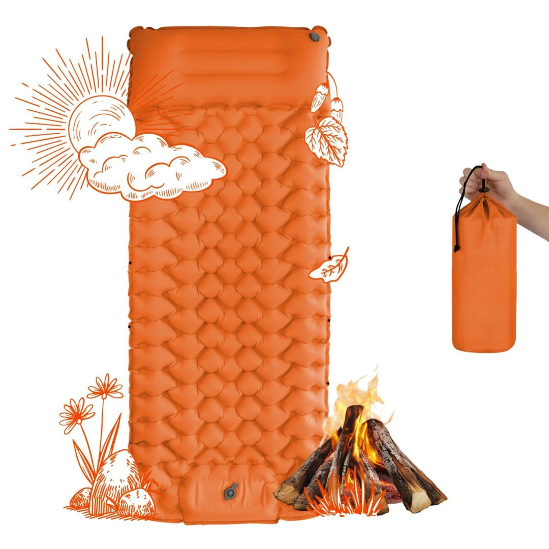 AirLite Zelfopblazend Slaapmatje – Lichtgewicht, Compact & 10 cm Dik Comfort Vestragear