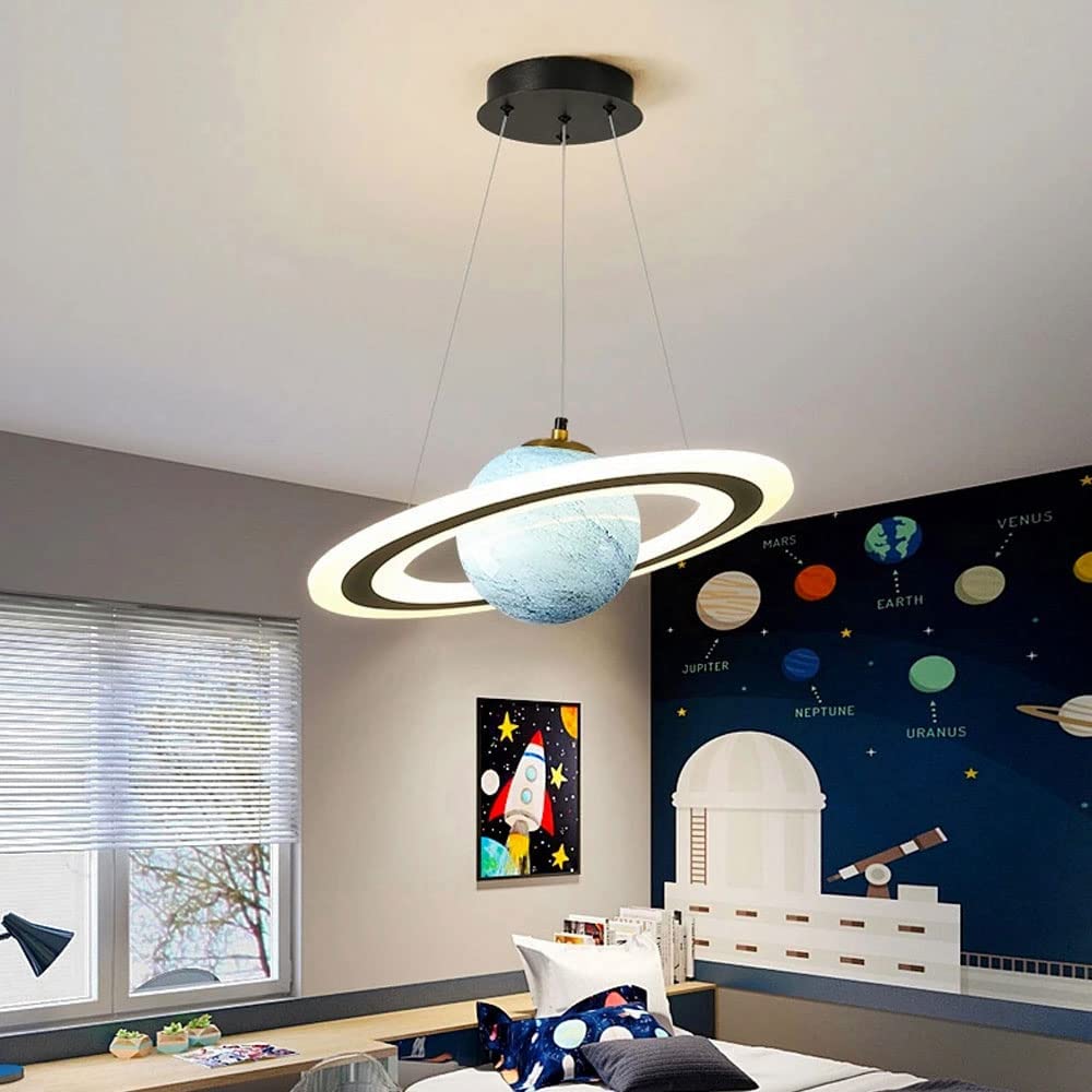 CosmoGlow Hanglamp – Kinderlamp met planeetdesign & energiezuinige LED-verlichting
