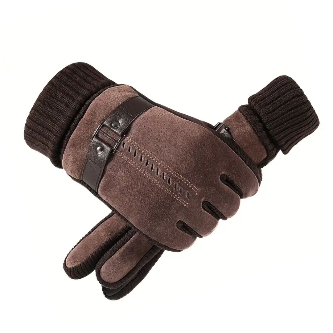 Herenhandschoenen Leer Winddicht | Warm & Touchscreen Geschikt VestraGear