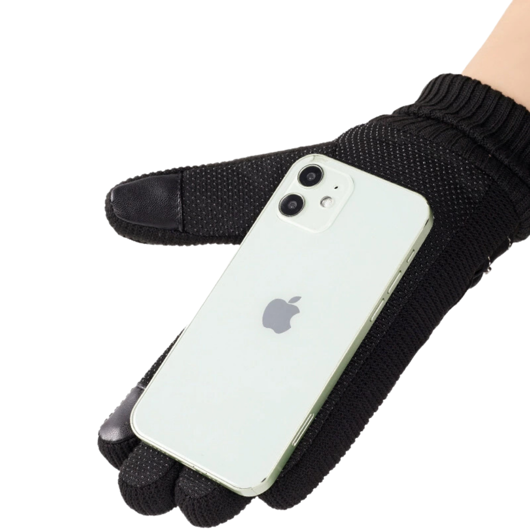 Herenhandschoenen Leer Winddicht | Warm & Touchscreen Geschikt VestraGear