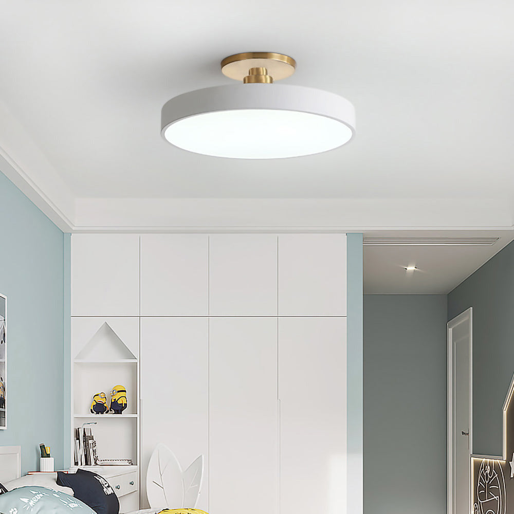Vionte Plafondlamp – Ronde LED plafondlamp van metaal en acryl met energiezuinig design