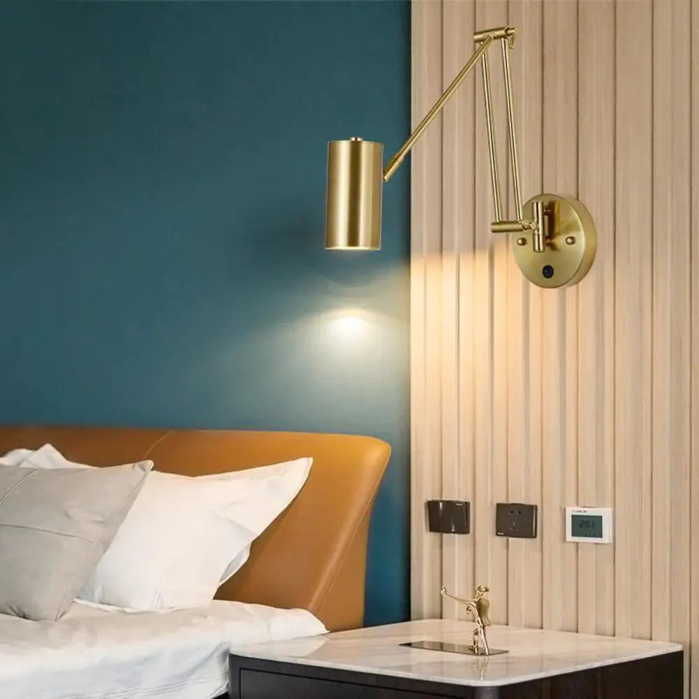 AeroFlex Wandlamp – Modern Ontwerp met Verstelbare Arm & Ingebouwde LED-Verlichting