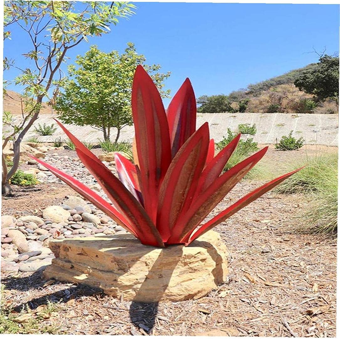 Metalen agave tuinbeeld – Onderhoudsvrij, Roestbestendig & Handgemaakt