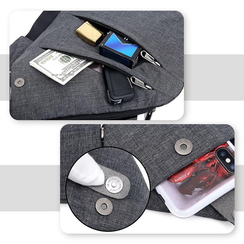 SafeCarry Schoudertas – Anti-Diefstal Crossbody Tas met Waterafstotend en Duurzaam Design
