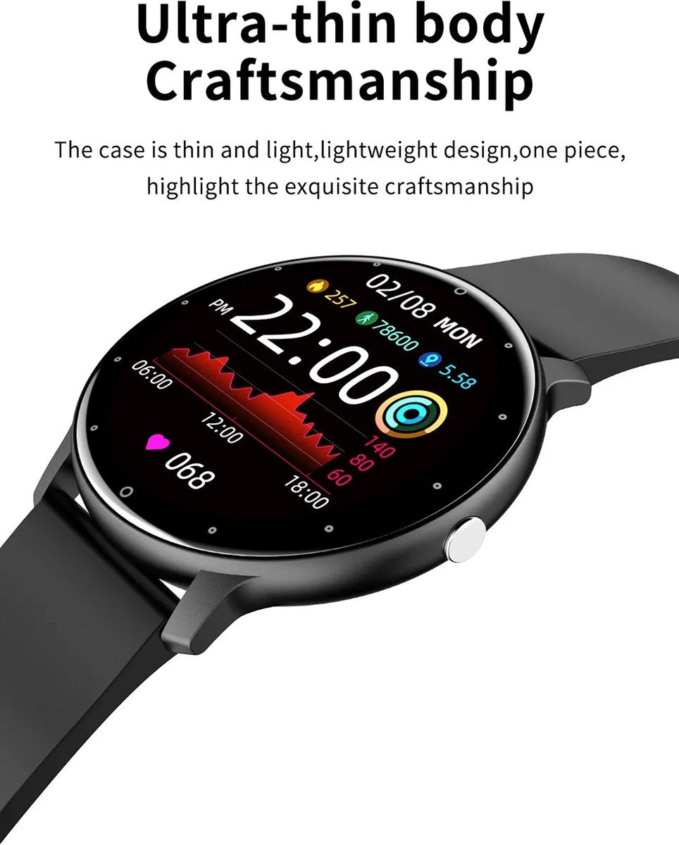 Veyro – Smartwatch met hartslag, bloeddruk & stappenteller – iOS/Android