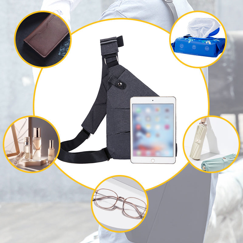 SafeCarry Schoudertas – Anti-Diefstal Crossbody Tas met Waterafstotend en Duurzaam Design