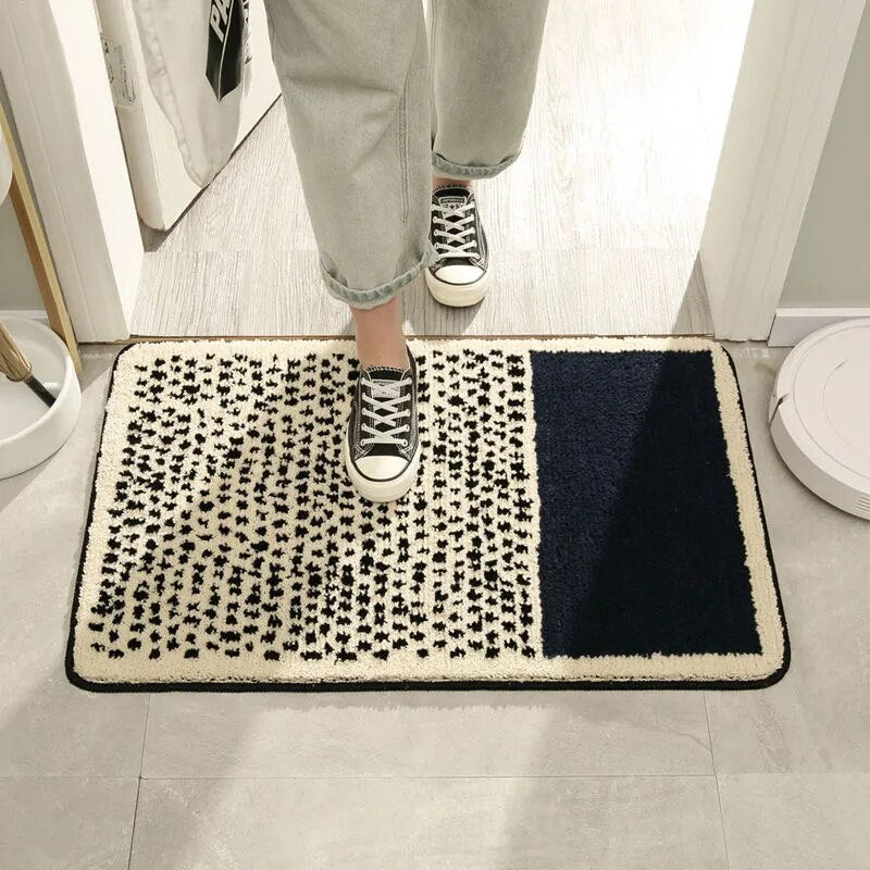 Abstracte antislip badmat met Scandinavisch design Vestragear