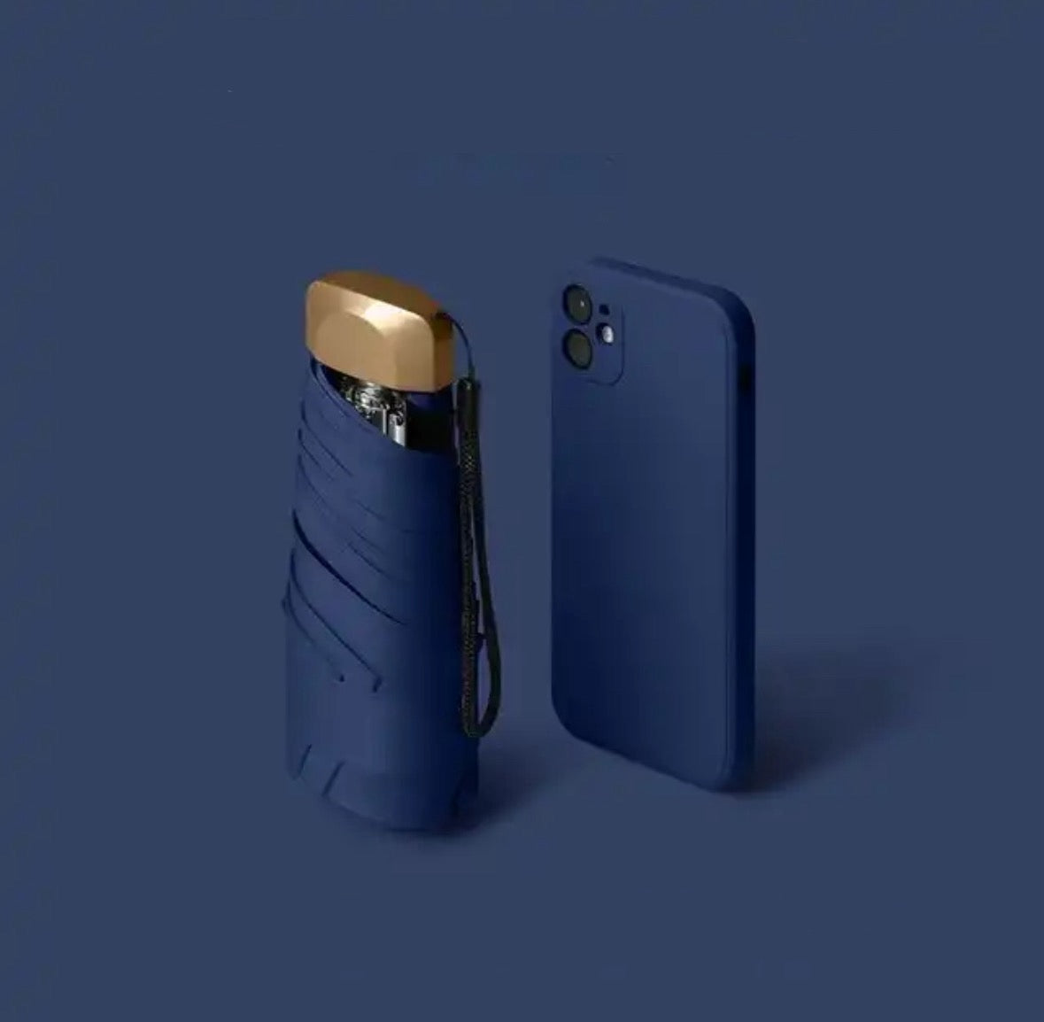 MiniKnirps Paraplu – Ultralichte Opvouwbare Reisparaplu met Windbestendige en UV-Beschermende Coating