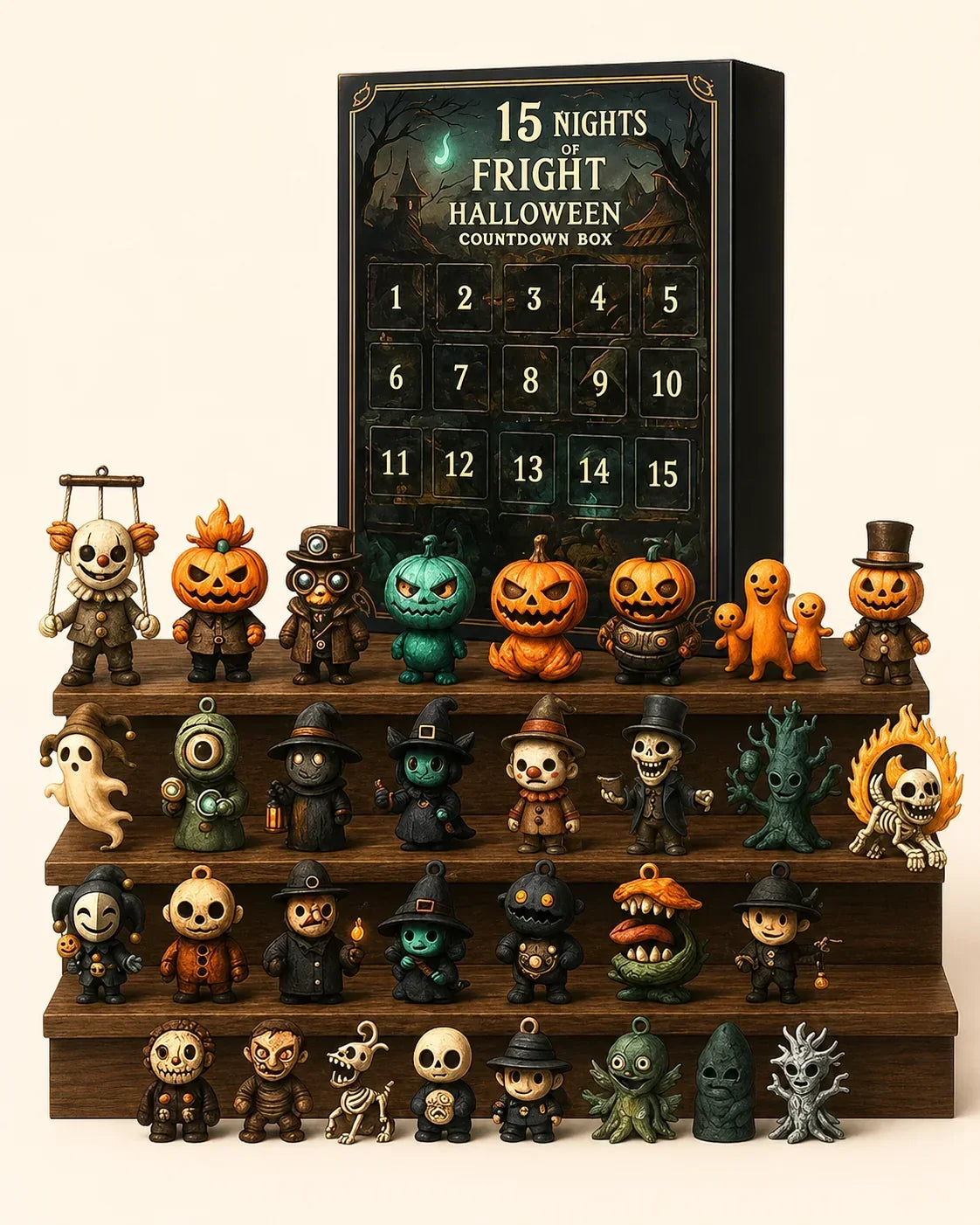 Advent Calendar 2026-Halloween 31 Nights of Fright Figure Advent Calendar 1