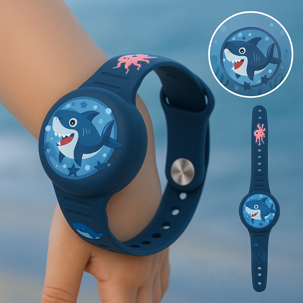 AirTag Armband Kinderen | Locatie van je Kind Volgen via Zoek Mijn | Verstelbaar Siliconen Polsbandje | Voor School, Speeltuin & Vakantie | Sansoti 6