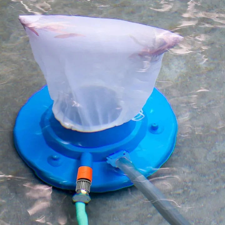 AquaPure Zwembadreiniger – Werkt op Tuinslang, Zonder Chemie of Stroom