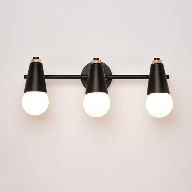 Novera Ari Wandlamp – Modern Metaal met Houten Accent, 2 of 3 Lichts