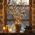 Lighted Willow Branches – Adjustable Fairy Light Stems for Vases and Tall Jars Tevako