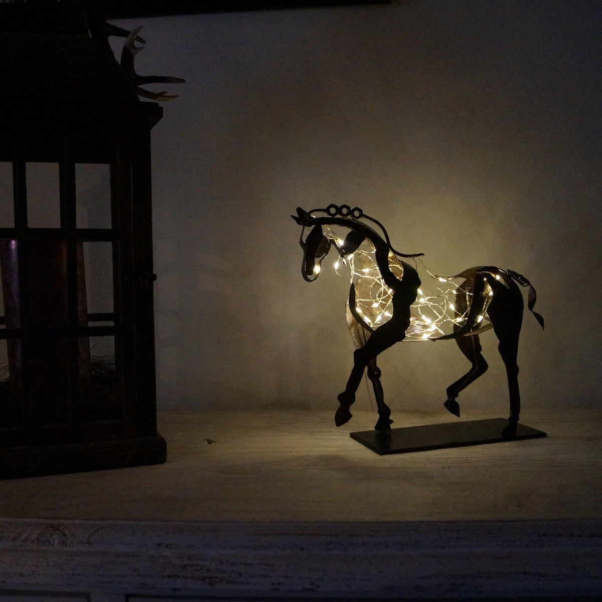 Adonisma – Metalen Paard Ornament Beeld voor Interieurdecoratie