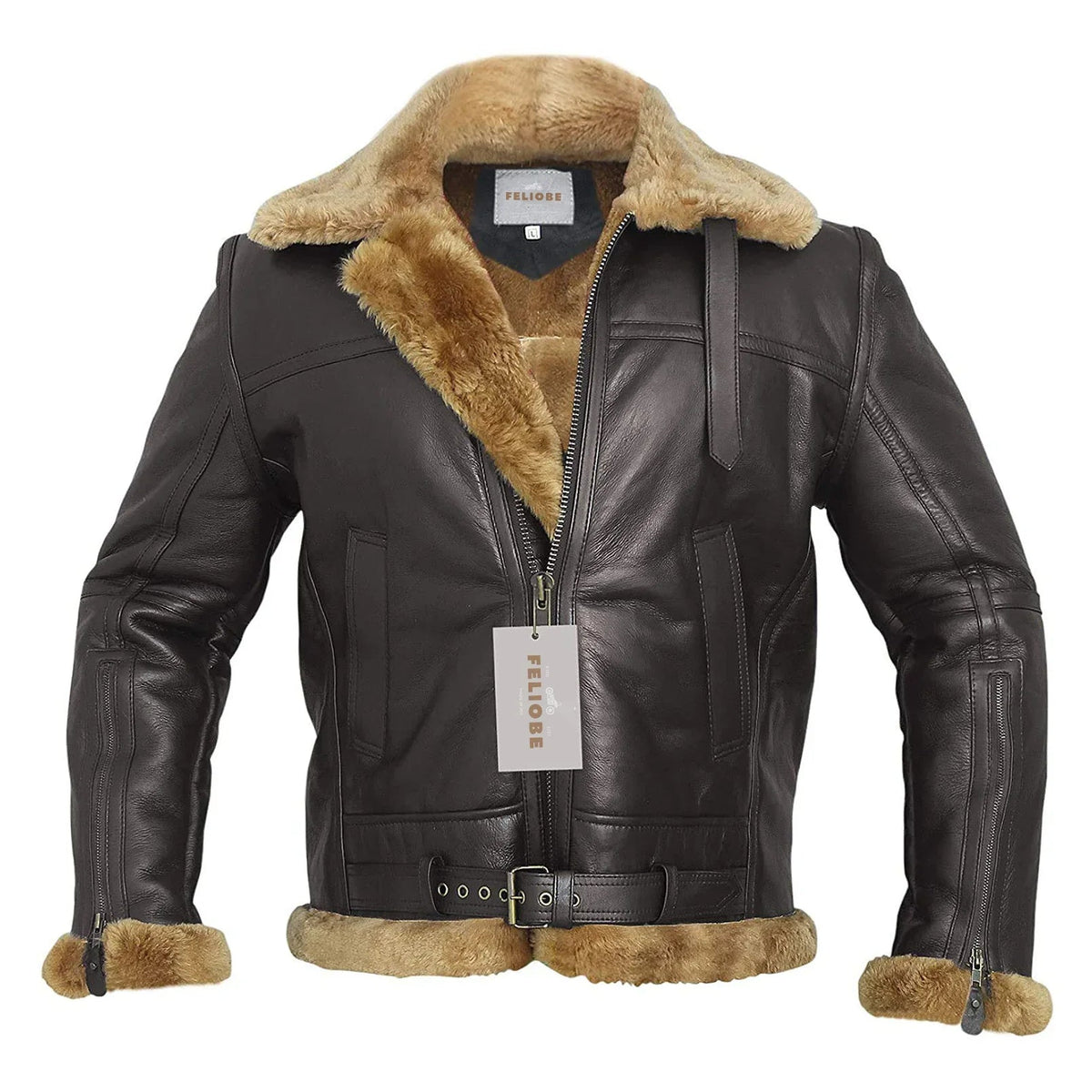 RAF B3 | Pilotenjack van omgekeerd lam voor luxe en warmte
