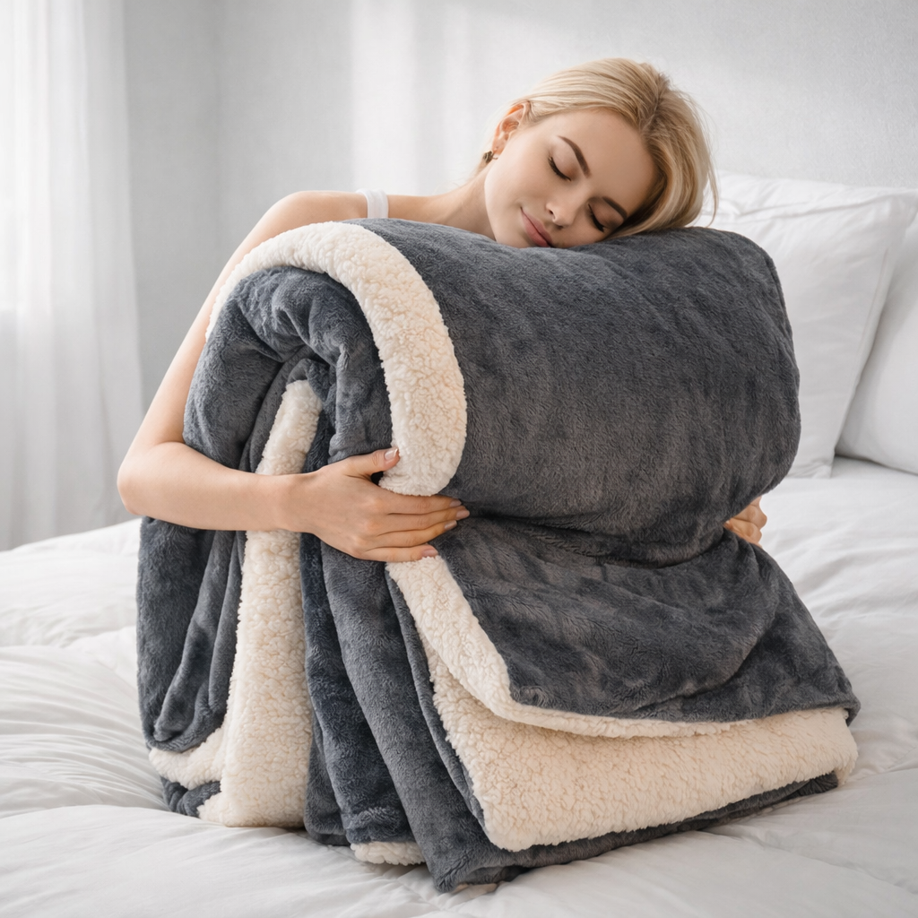 Dubbelzijdige Luxe Deken Extra Zacht | Warm & Pluche Binnenkant
