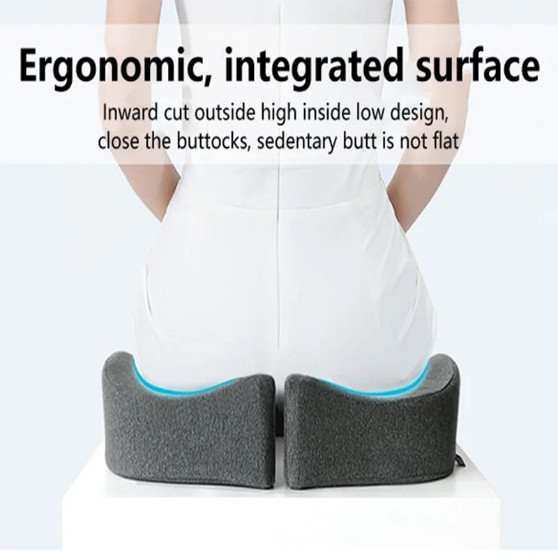 PostureEase ComfortPlus Zitkussen – Ergonomisch Geheugenschuim tegen Rugpijn