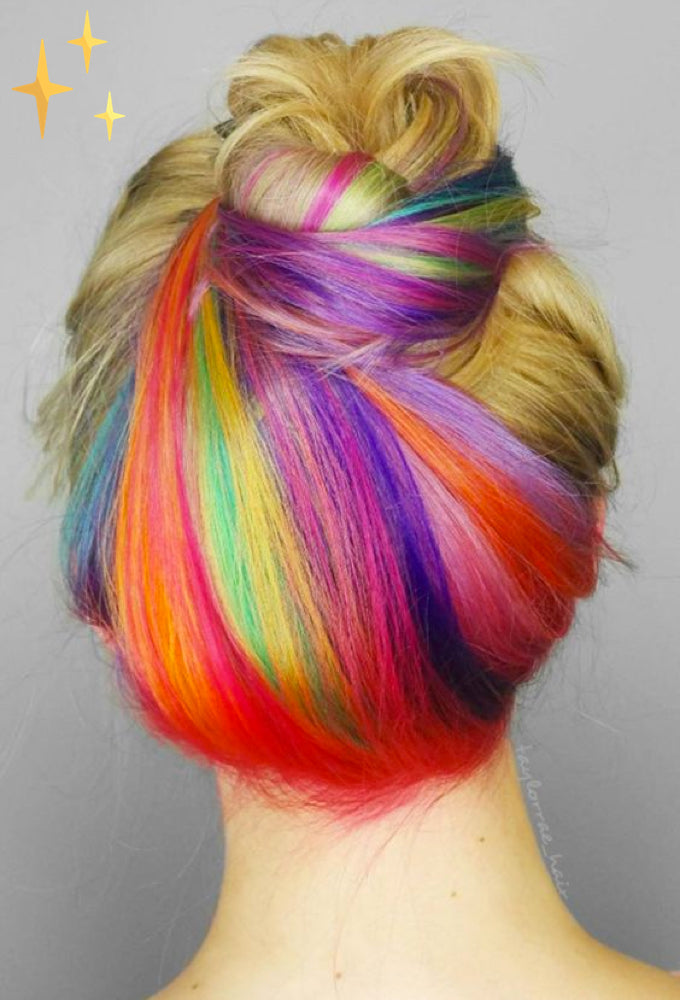VivaLocks Clip-in Hair Extensions – 26 Regenboogstrengen van 50 cm