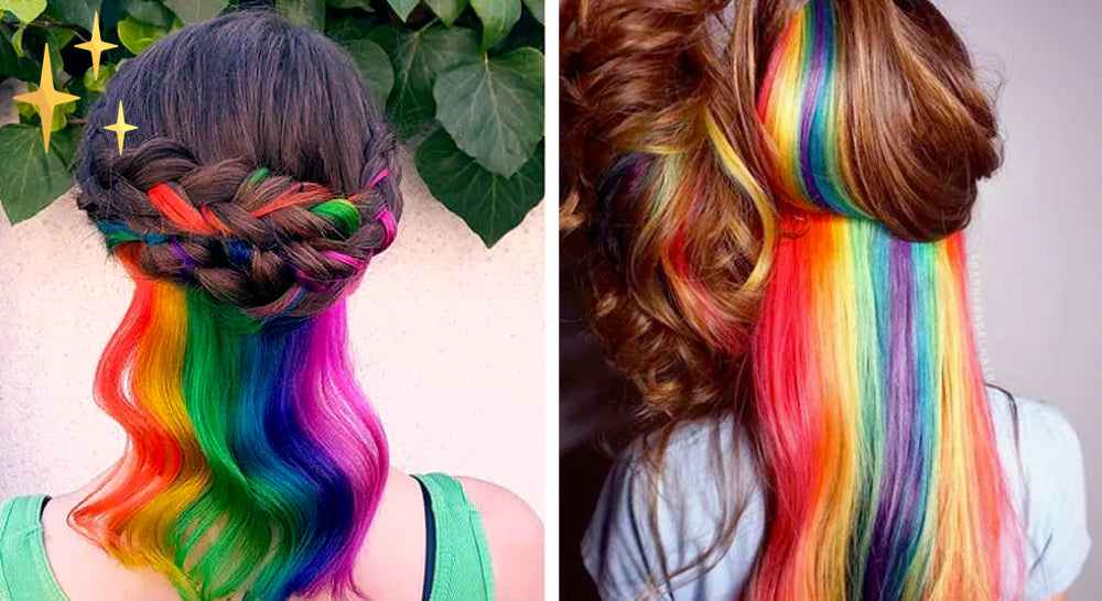 VivaLocks Clip-in Hair Extensions – 26 Regenboogstrengen van 50 cm