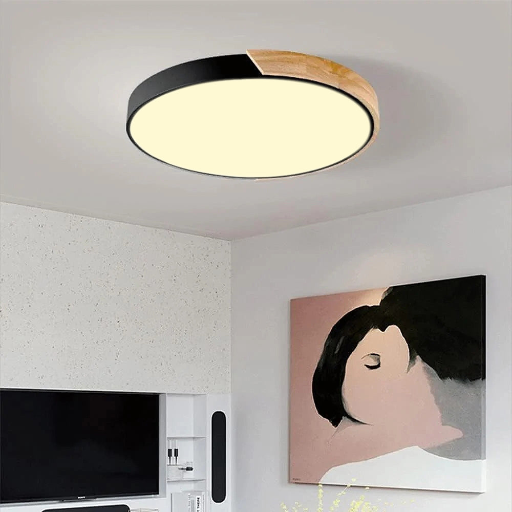 Coloria Plafondlamp – Ronde LED-Verlichting met Kleurrijke Afwerking en Modern Design