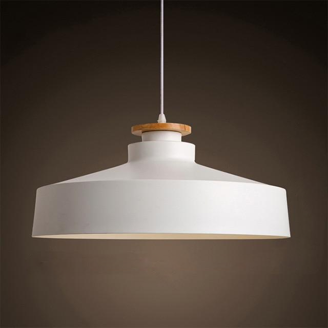 Solvéra Hanglamp – Metalen & Houten Design, Scandinavisch, Verstelbaar Snoer