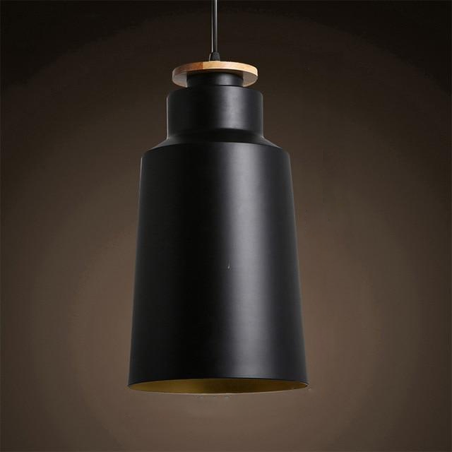 Solvéra Hanglamp – Metalen & Houten Design, Scandinavisch, Verstelbaar Snoer