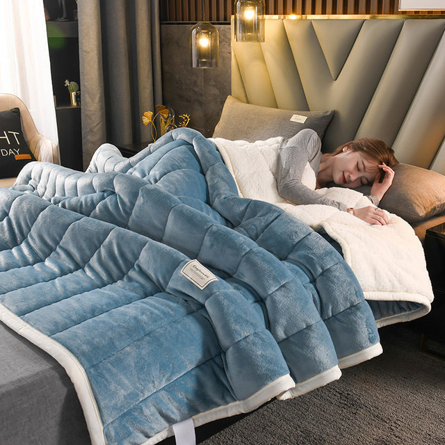 Cozivelle – Luxe pluche deken warm & zacht voor winterdagen