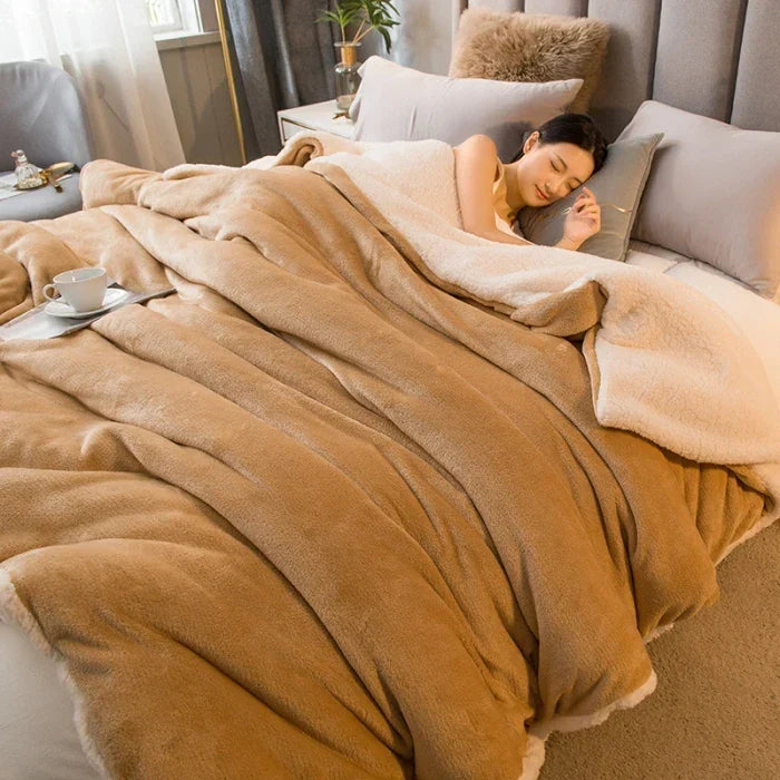 Dubbelzijdige Luxe Deken Extra Zacht | Warm & Pluche Binnenkant