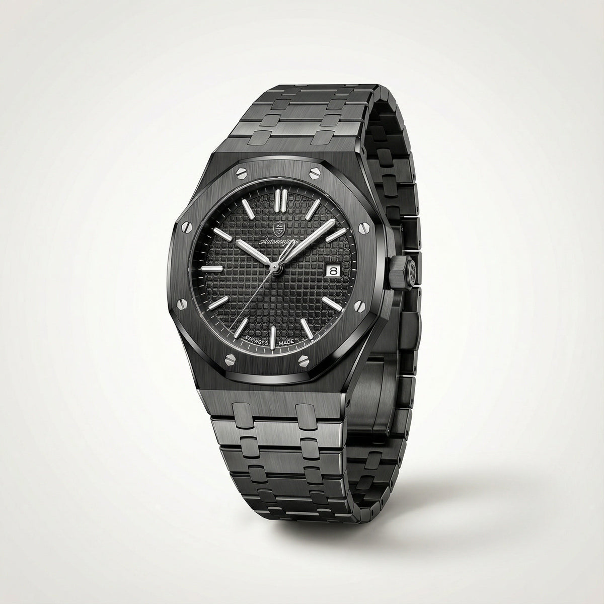 Herenhorloge – Saffierglas, Roestvrijstalen Kast & 5 ATM Waterdicht