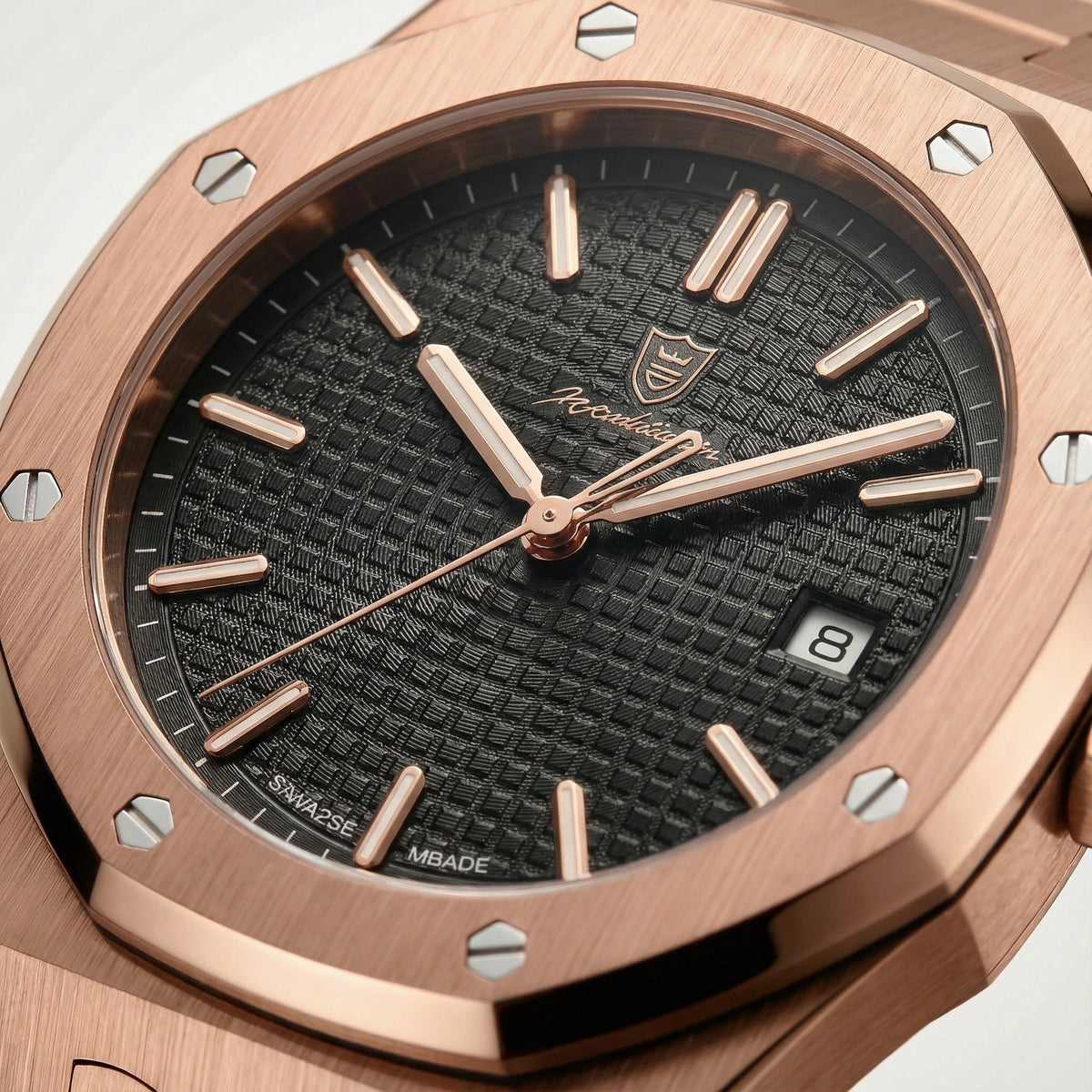 Herenhorloge – Saffierglas, Roestvrijstalen Kast & 5 ATM Waterdicht
