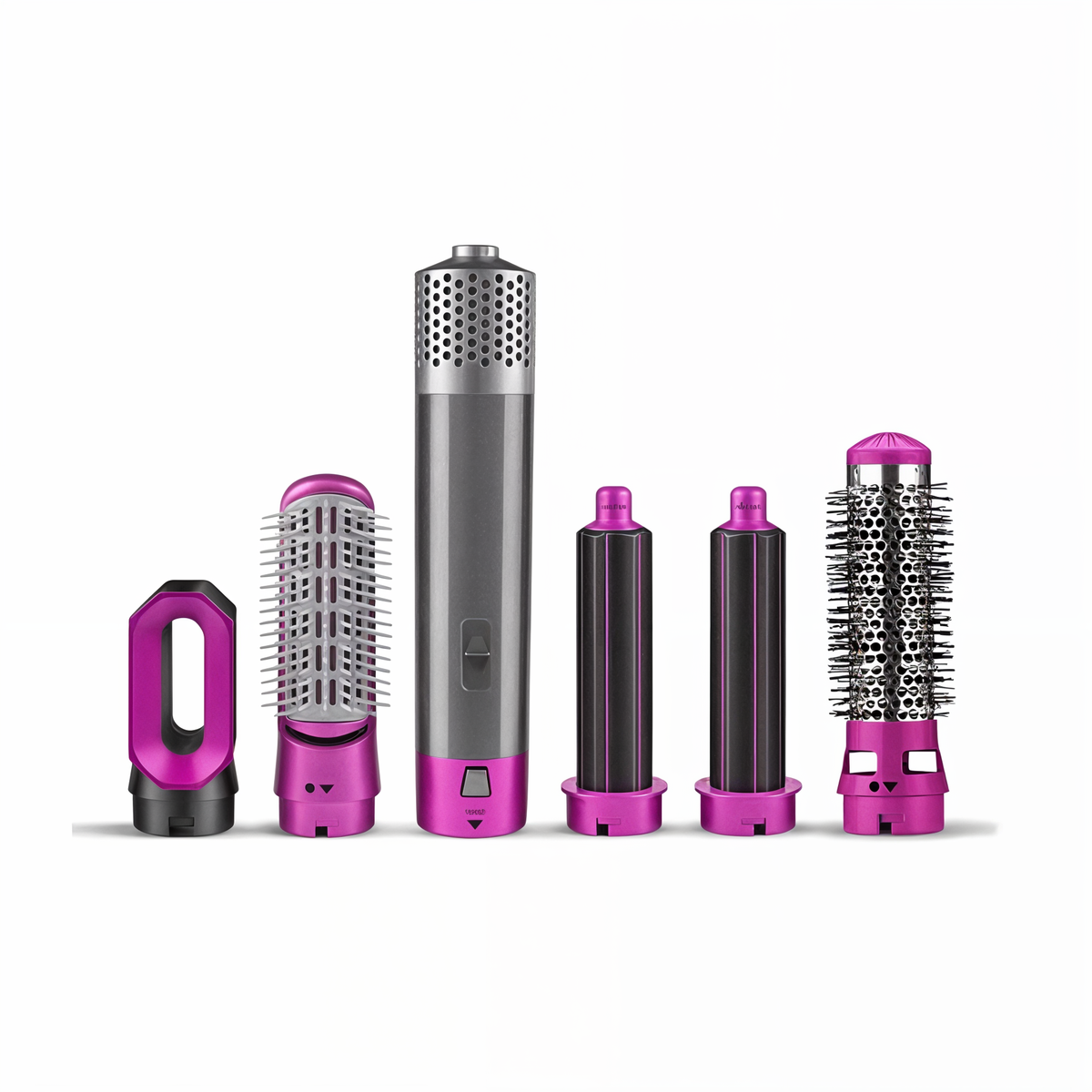 StyleMate – 5-in-1 föhnborstel met ionentechnologie & stylingopzetstukken