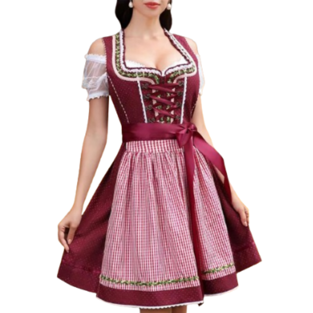 BergEleganz – Dames Dirndl Polyester Elegant – Voor Oktoberfest & Feesten