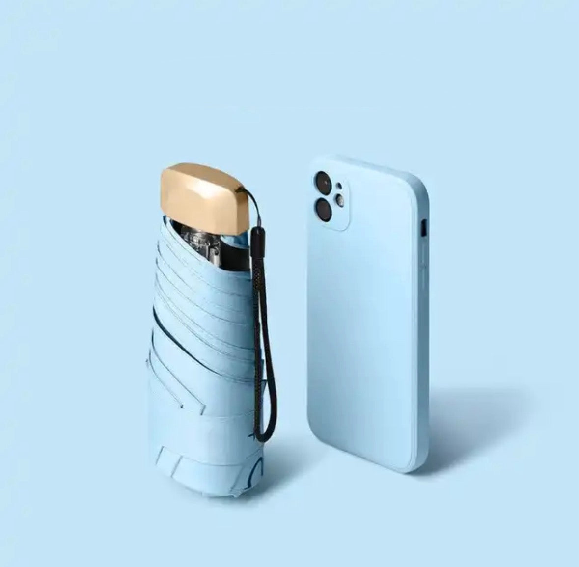 MiniKnirps Paraplu – Ultralichte Opvouwbare Reisparaplu met Windbestendige en UV-Beschermende Coating