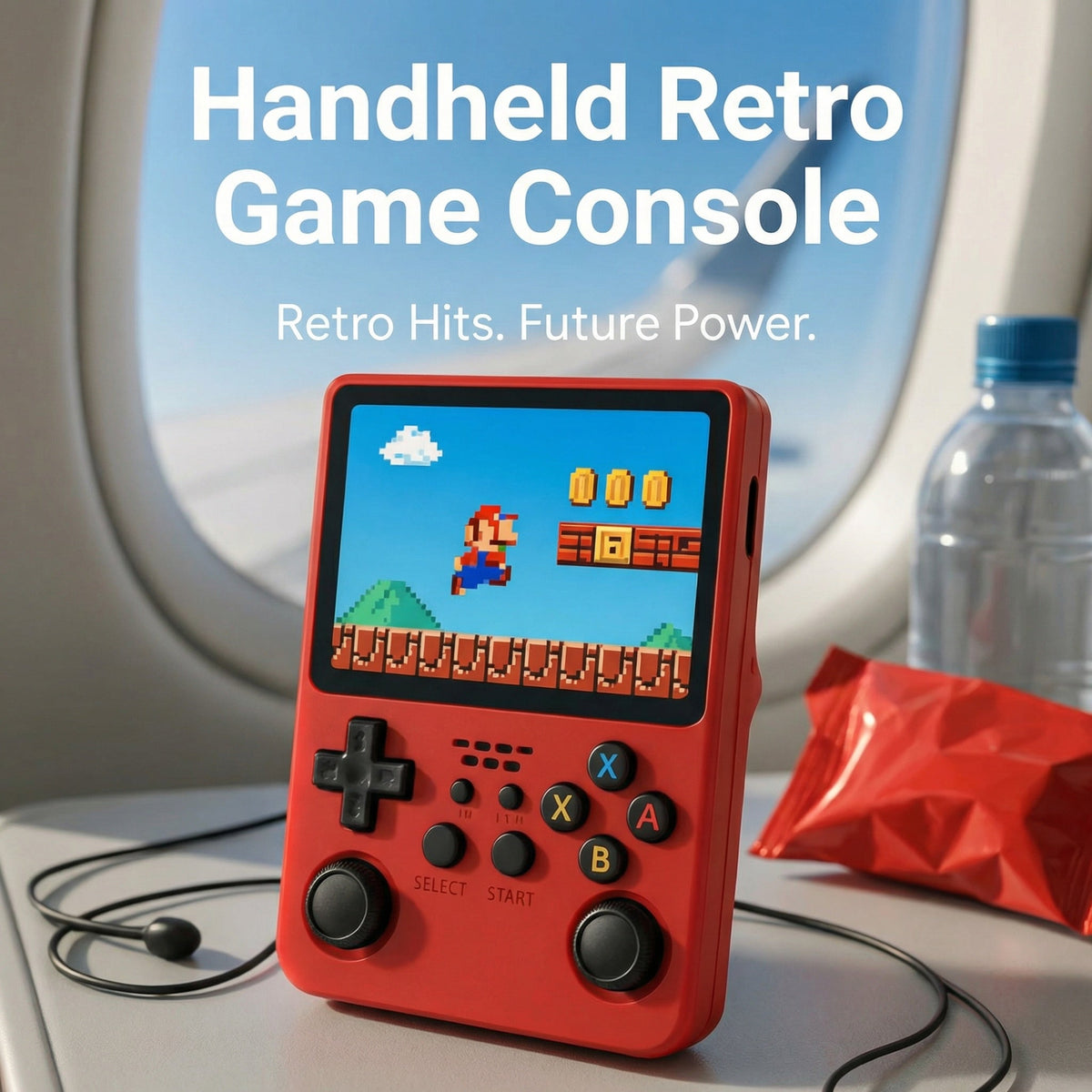 Handheld Retro Game Console – IPS Scherm, Dual Joysticks & 64GB/128GB Keuze