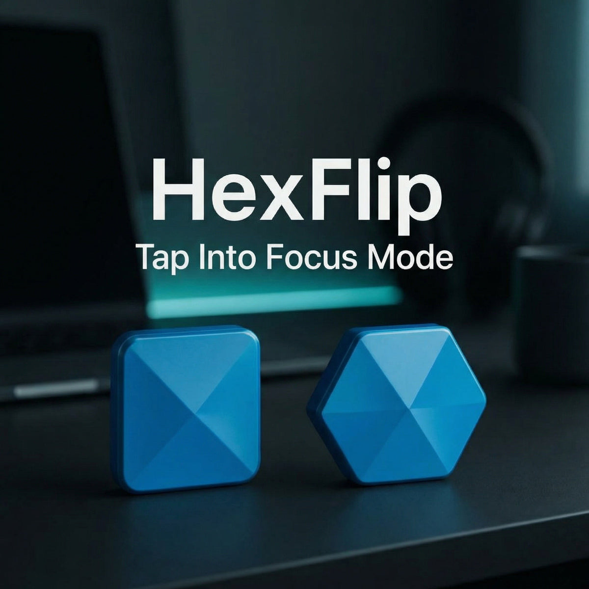 Fidget Flip Speelstuk – Verzwaard Metaal, Soepele Rotatie & Compact Formaat