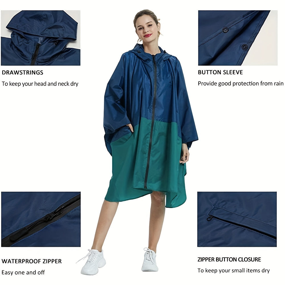 Maren – Waterdichte Regenjas met Capuchon – Voor Stad & Outdoor