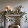 Olive Leaf Vine Garland – Artificial Olive Branch With Twinkling Fairy Lights Tevako