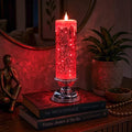 LED Glitter Candle – Flameless Candle with Swirling Glitter and a Warm Glow Tevako