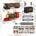 Treinset met Stoom en LED Verlichting – Complete Speelset met 12 Rails Vestragear