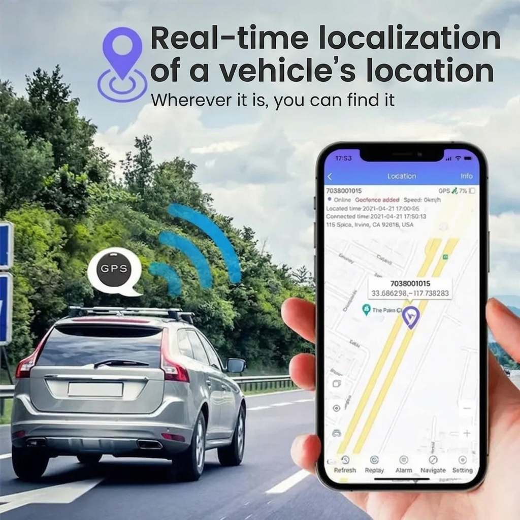 GPS Tracker – Magnetisch Design, App-Tracking & Zoekalarm Vestragear