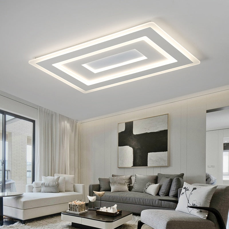 Technora Plafondlamp – Ultradun Modern Design met Dimbare LED-Verlichting & Afstandsbediening