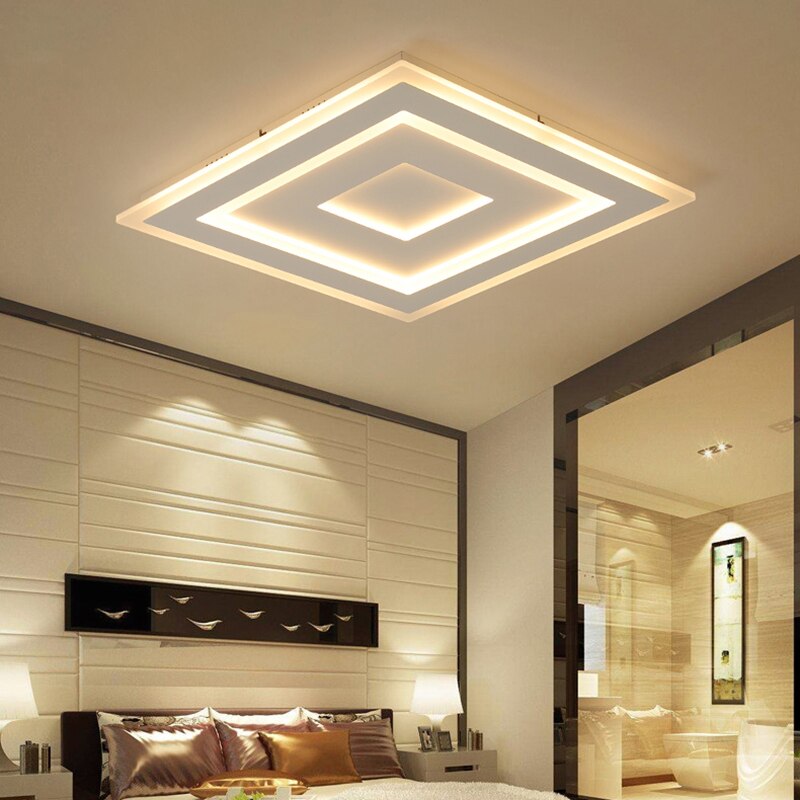 Technora Plafondlamp – Ultradun Modern Design met Dimbare LED-Verlichting & Afstandsbediening