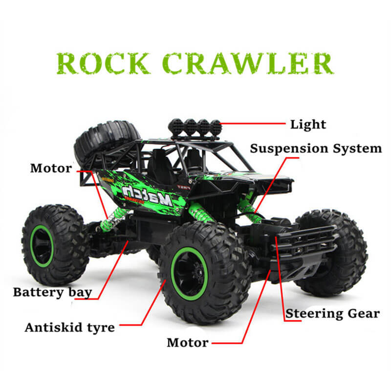 Offroad RC auto – 4WD afstandsbestuurbare monstertruck – Kinderen & volwassenen
