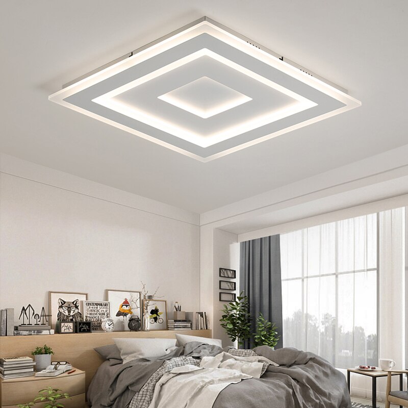 Technora Plafondlamp – Ultradun Modern Design met Dimbare LED-Verlichting & Afstandsbediening