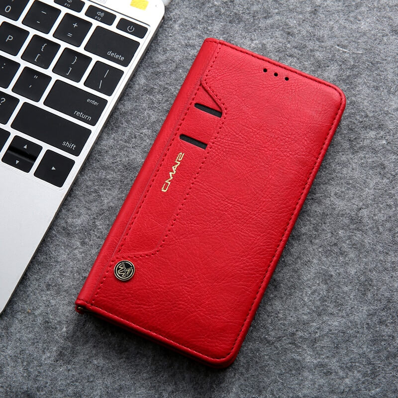 Magnetische Flip Leren Telefoon Beschermer